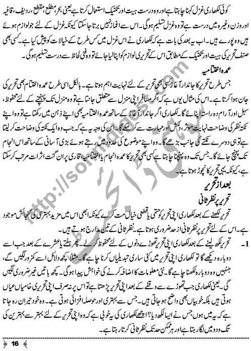 How To Become A Successful Writer is an Urdu Article written by Amjad Javed Novelist and Columnist. This article is taken from his book 'Lekhari Kese Banta Hay' Page No.  16