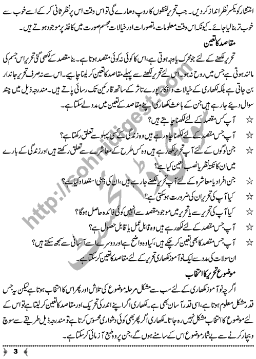 How To Become A Successful Writer is an Urdu Article written by Amjad Javed Novelist and Columnist. This article is taken from his book 'Lekhari Kese Banta Hay' Page No.  3