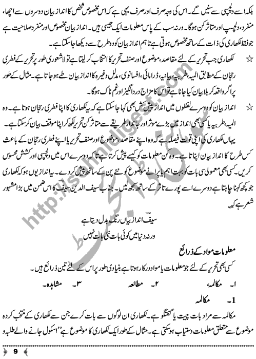 How To Become A Successful Writer is an Urdu Article written by Amjad Javed Novelist and Columnist. This article is taken from his book 'Lekhari Kese Banta Hay' Page No.  9