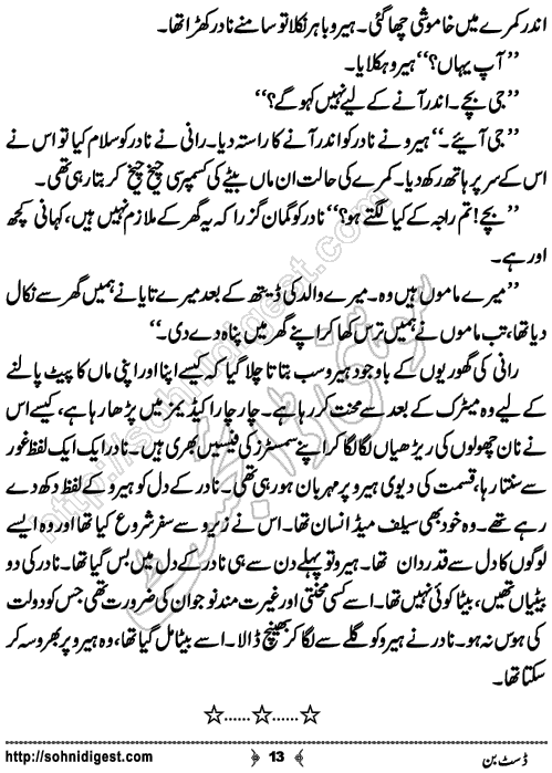 Dustbin short Urdu story by Fozia Ahsan Rana, Page No. 13