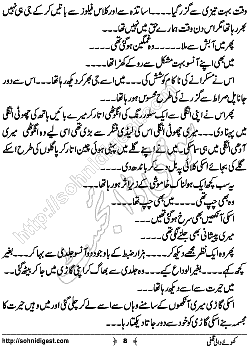 khoey wali qulfi short Urdu story by salman bashir, Page No. 8