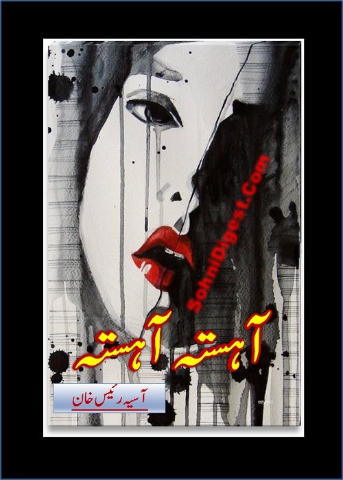 Aahista Aahista is a Urdu Romantic Novel written by Aasiya Raees Khan about a psycho patient girl and her husband , Page No. 1