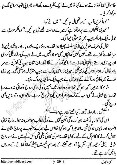 Mujrim Shikari Action Adventure Novel by Aatir Shaheen,Page No.29