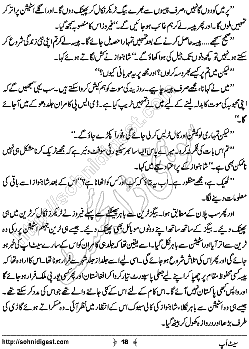 Set Up Crime Story by Ahmad Nauman Sheikh, Page No.  18