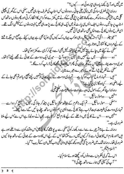 Rait Ka Ghar Short Story by Aliya Tauseef Page No. 3