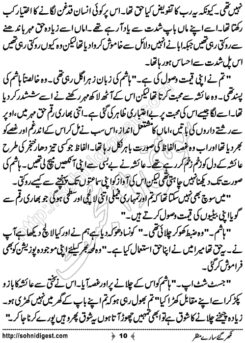 Nikhar Gaye Sare Manzar Urdu Short Story by Almees Abdul Jabbar,Page No.10