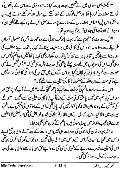 Nikhar Gaye Sare Manzar Urdu Short Story by Almees Abdul Jabbar,Page No.12