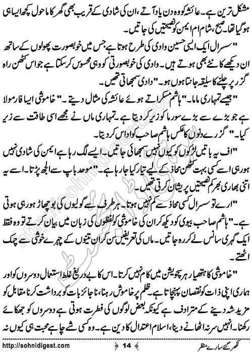 Nikhar Gaye Sare Manzar Urdu Short Story by Almees Abdul Jabbar,Page No.14