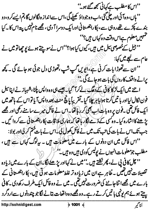Anageer Action Adventure Novel by Amjad Javed, Page No. 1001