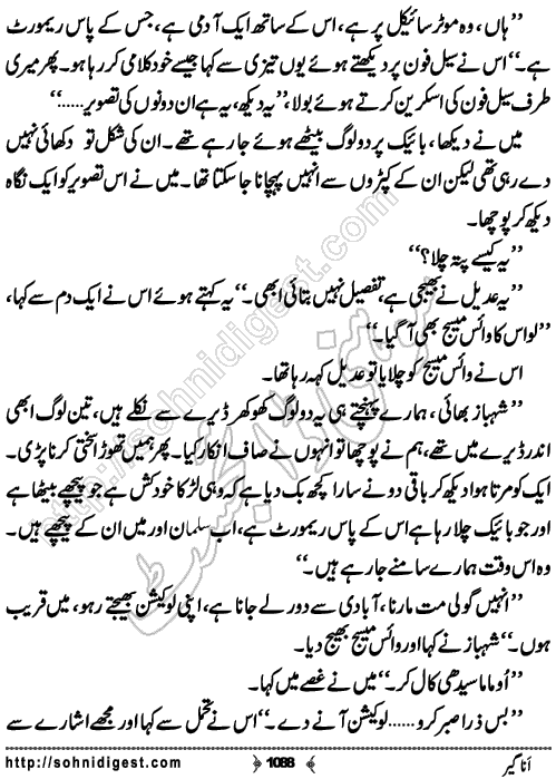 Anageer Action Adventure Novel by Amjad Javed, Page No. 1088