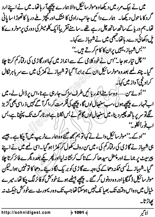 Anageer Action Adventure Novel by Amjad Javed, Page No. 1091