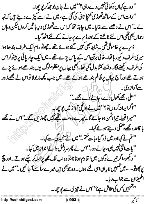 Anageer Action Adventure Novel by Amjad Javed, Page No. 903