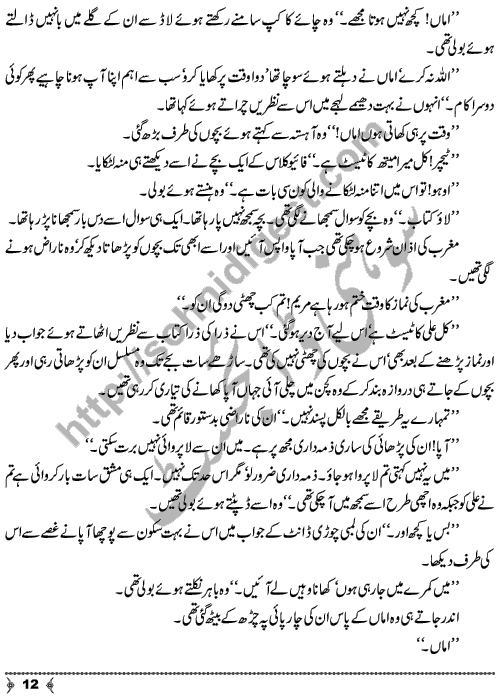 Khushbu Ke Safeer A Social Romantic Urdu Novel by Asia Mirza Page No. 12