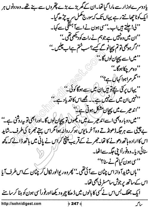 Saga Action Adventure Novel by Bint e Sadiq, Page No.247