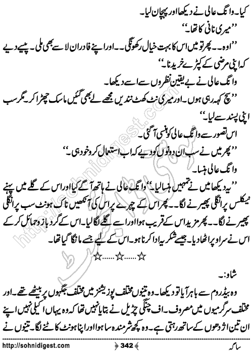 Saga Action Adventure Novel by Bint e Sadiq, Page No.342