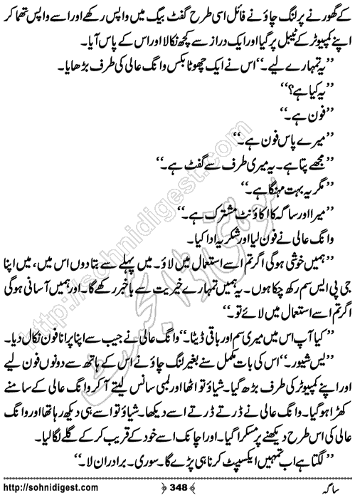 Saga Action Adventure Novel by Bint e Sadiq, Page No.348