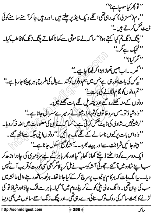 Saga Action Adventure Novel by Bint e Sadiq, Page No.356