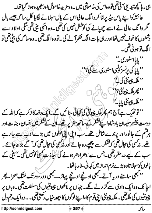 Saga Action Adventure Novel by Bint e Sadiq, Page No.357