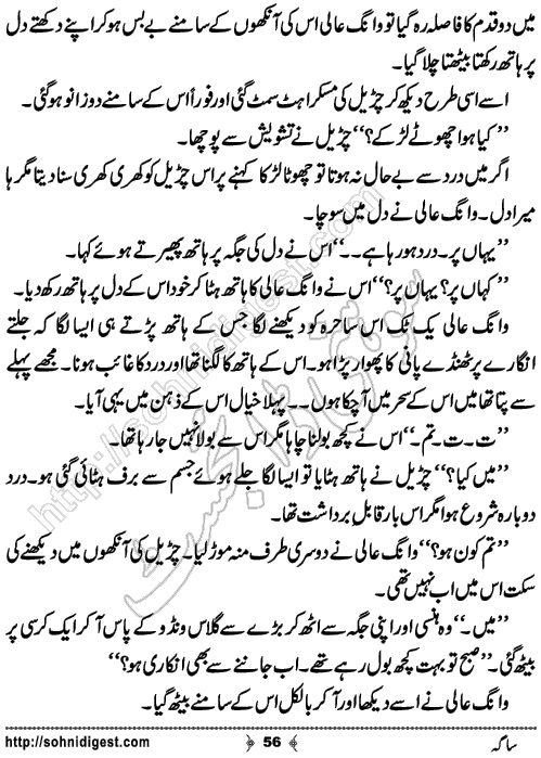 Saga Action Adventure Novel by Bint e Sadiq, Page No.56