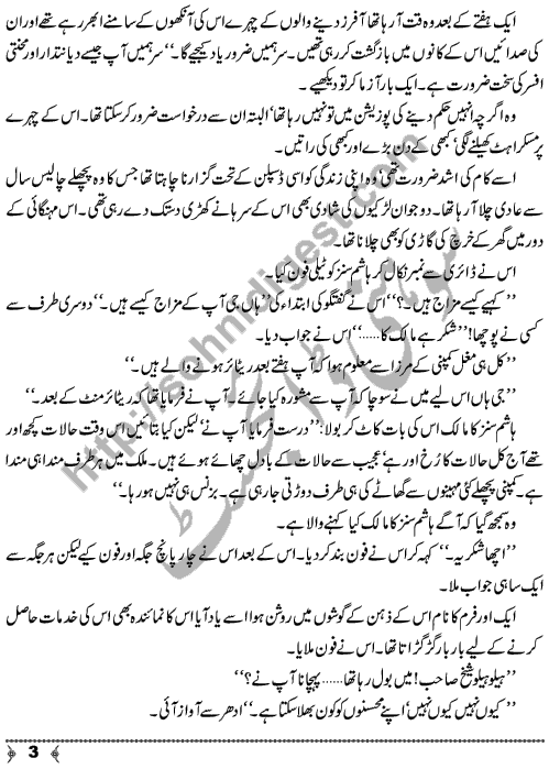 Tanhai Ki Dehleez A Short Story by Danish Kamal Page No. 3