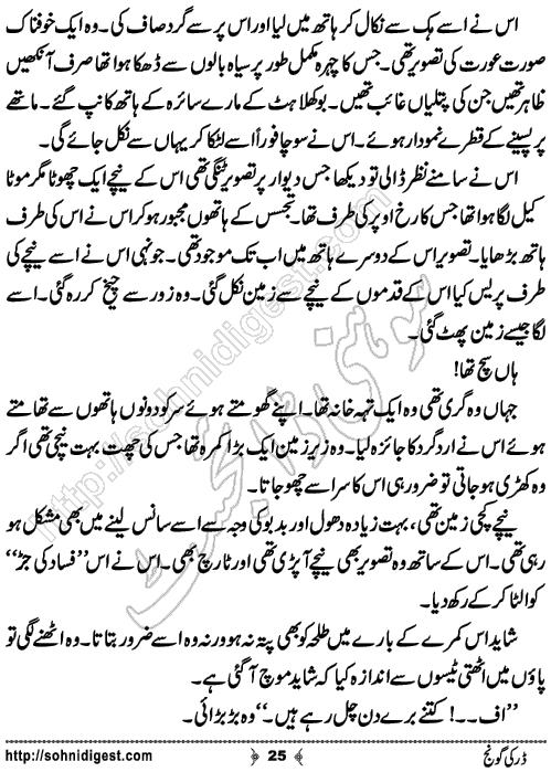 Dar Ki Goonj Horror story by Hadia Malik, Page No.25