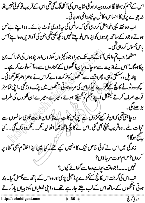 Dar Ki Goonj Horror story by Hadia Malik, Page No.30