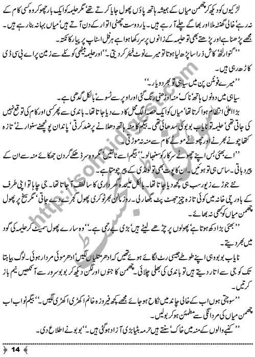 Badan Ki Khushbu a short story from Urdu Classic Adab by Ismat Chughtai Page No. 14