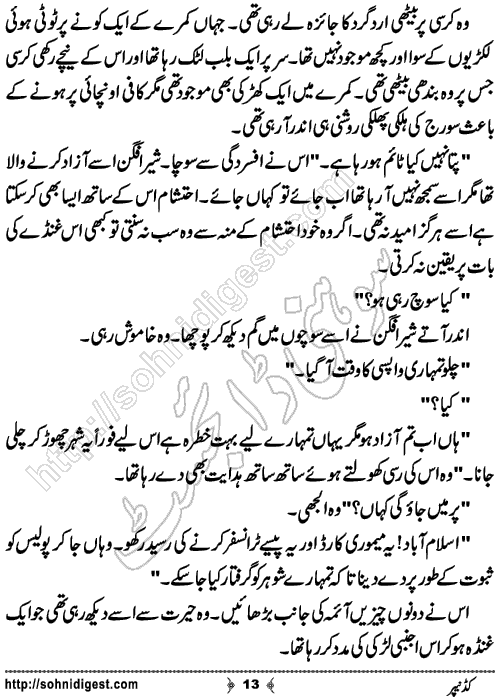 Kidnapper Urdu Short Story by Jiya Abbasi,Page No.13