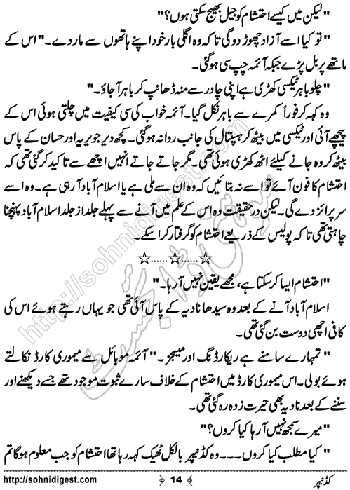 Kidnapper Urdu Short Story by Jiya Abbasi,Page No.14