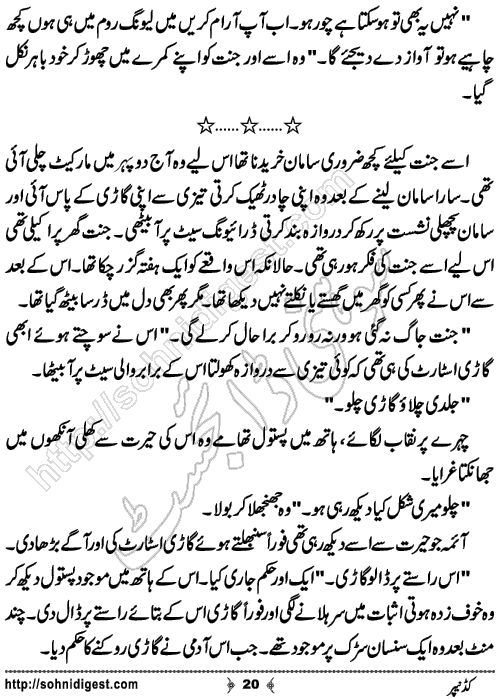 Kidnapper Urdu Short Story by Jiya Abbasi,Page No.20