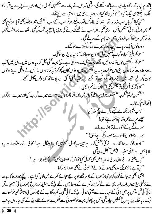 Mohabbat Ka Hasar A Novelette by Khadija Rehman Page No. 20