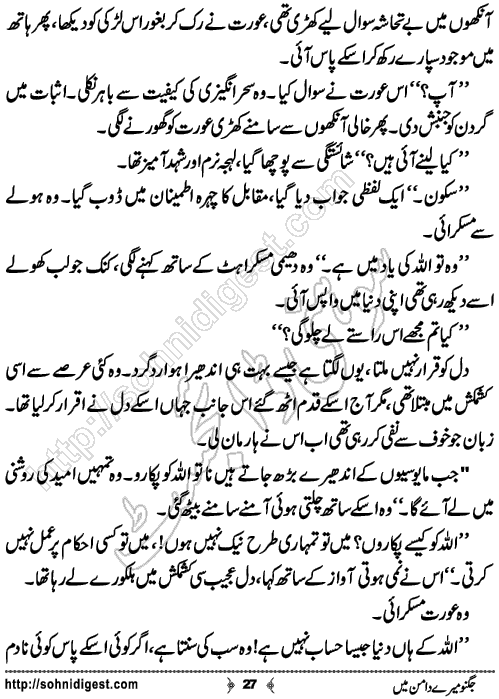 Jugnoo Mere Daman Mein Urdu Novelette by Laiba Sami,Page No.27