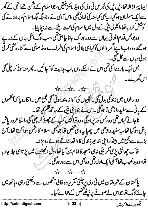 Jugnoo Mere Daman Mein Urdu Novelette by Laiba Sami,Page No.33