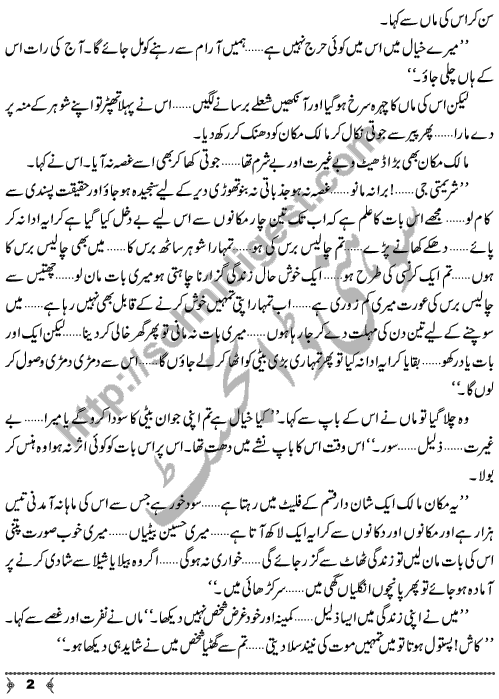 Tawazan-e-Jurm a Crime Story based Urdu Novel by M. Ilyas Page No. 2
