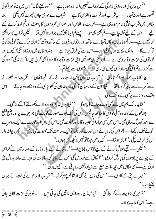 Tawazan-e-Jurm a Crime Story based Urdu Novel by M. Ilyas Page No. 3