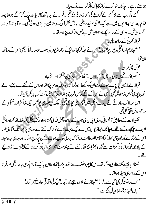 Raaz e Hasti a Crime & Punishment Murder Mystery Urdu Novel by MA Rahat Page No. 10