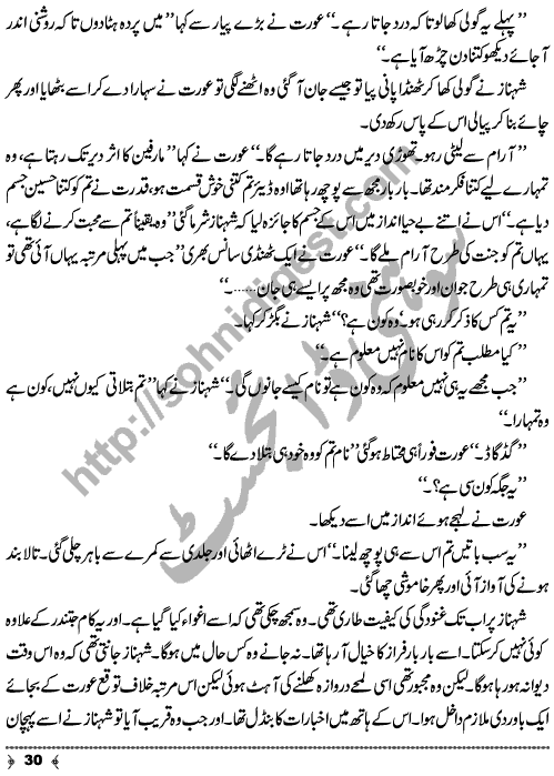 Raaz e Hasti a Crime & Punishment Murder Mystery Urdu Novel by MA Rahat Page No. 30