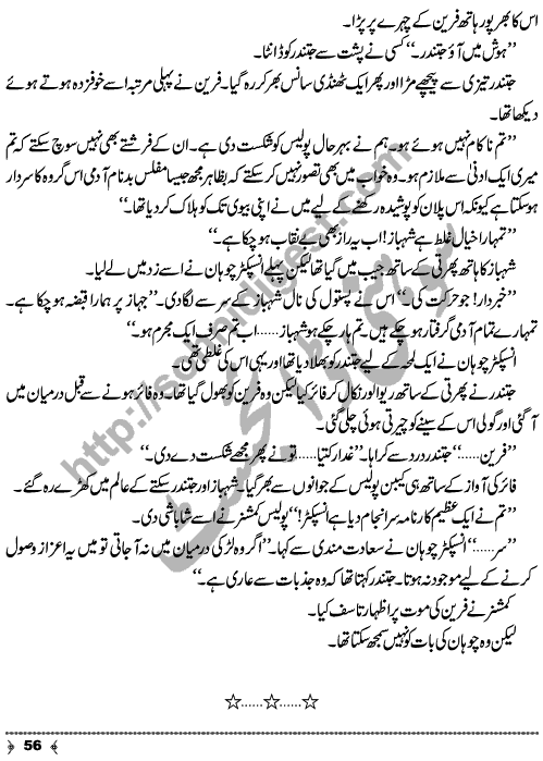 Raaz e Hasti a Crime & Punishment Murder Mystery Urdu Novel by MA Rahat Page No. 56