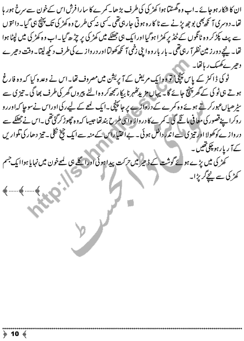 Zinda Dargor (Buried Alive) a Horror n Mystery Story by Maqbool Jahangir Page No. 10