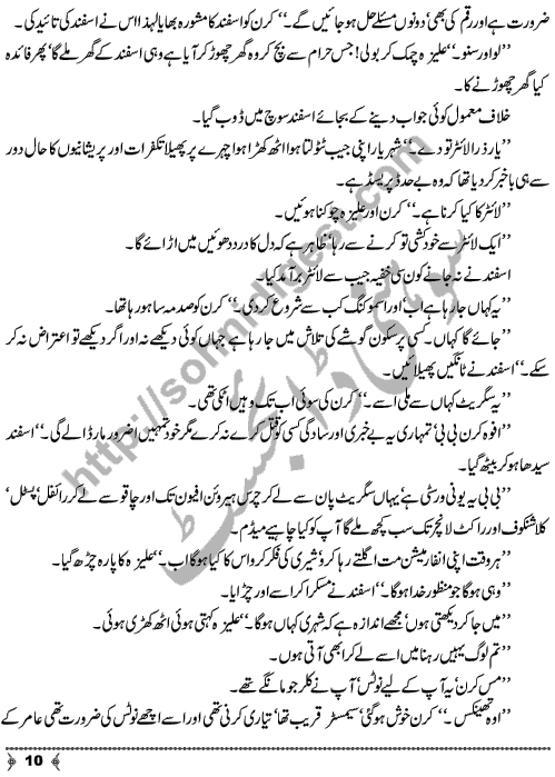 Ik Pal Ke Hisar Me A Social Romantic Urdu Novel by Naeema Naz Sehar Page No. 10