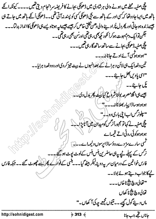 Jana Tujhe Jab Jana by Neelam Riasat,  Page No. 313