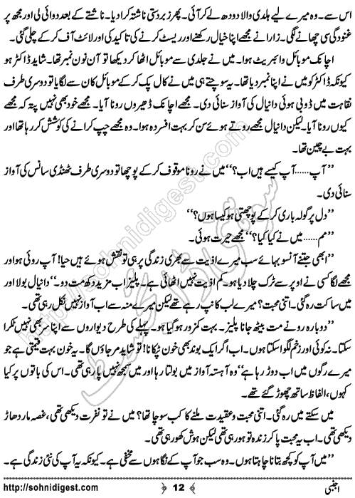 Ajnabi Urdu Short Story by Raheela Shah, Page No. 12