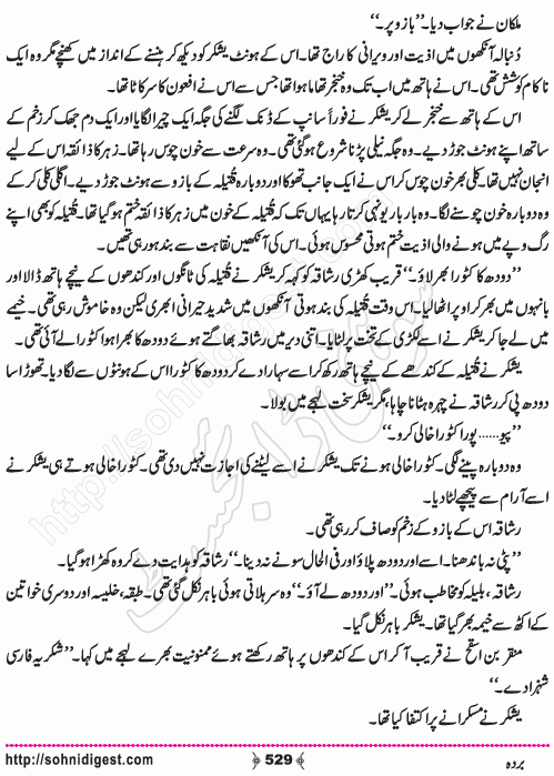 Barda historical Novel by Riaz Aqib Kohler, Page No. 529