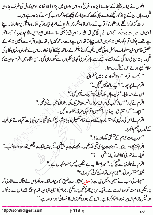 Barda historical Novel by Riaz Aqib Kohler, Page No. 713