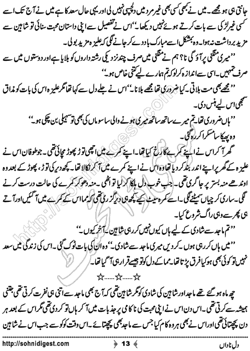 Dil e Nadan Urdu Short Story By SA Naqvi, Page No. 13