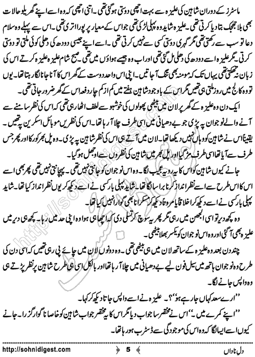 Dil e Nadan Urdu Short Story By SA Naqvi, Page No. 5