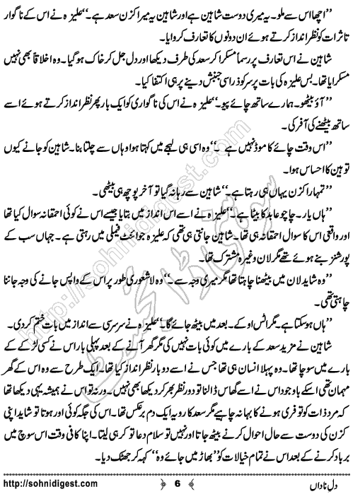 Dil e Nadan Urdu Short Story By SA Naqvi, Page No. 6