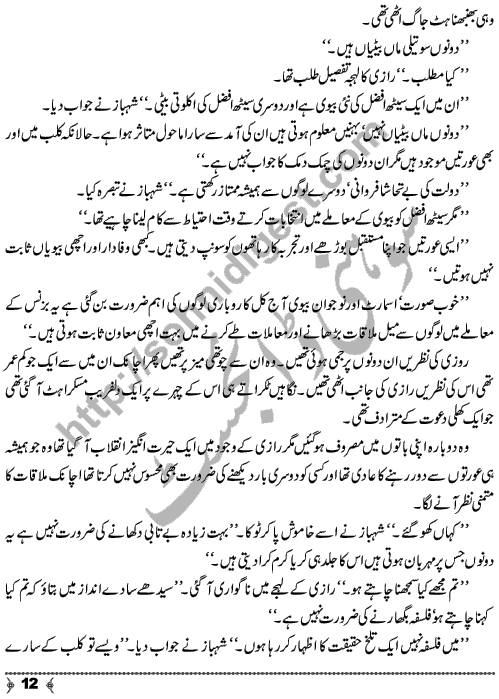 Aag (fire) A True Short Story by SA Hashmi Page No. 12