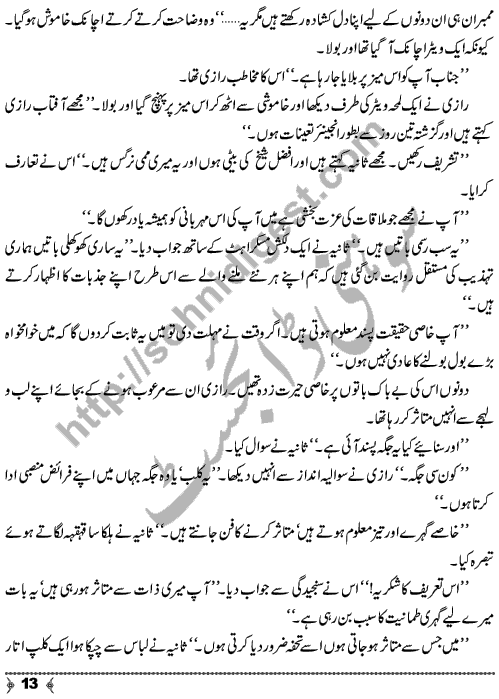 Aag (fire) A True Short Story by SA Hashmi Page No. 13