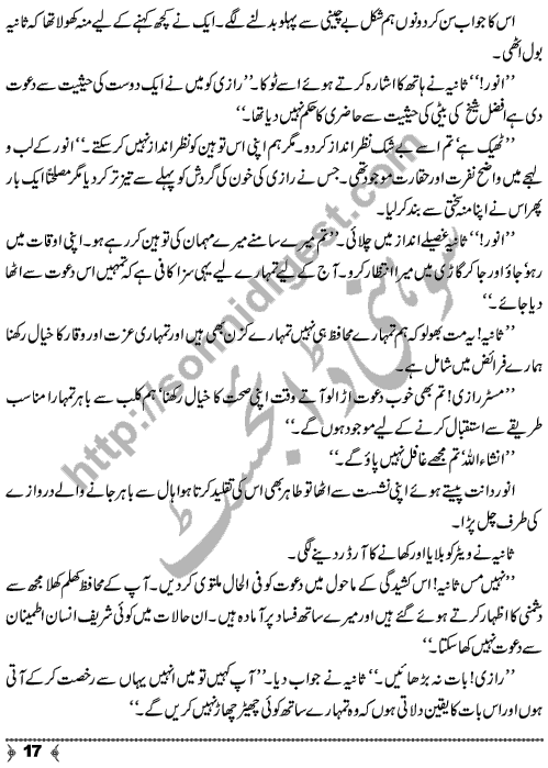 Aag (fire) A True Short Story by SA Hashmi Page No. 17